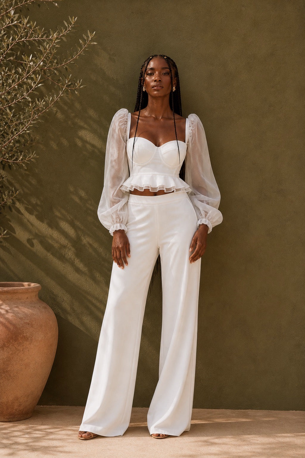 ADJOA TOP WHITE
