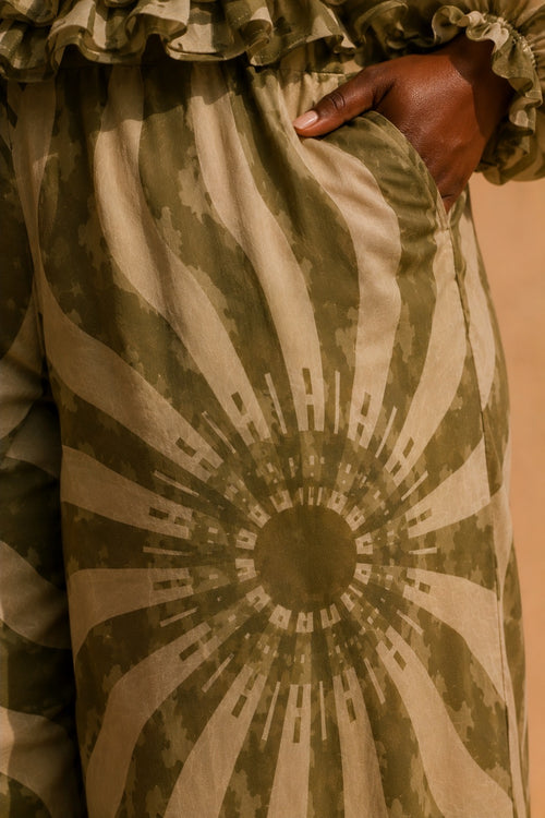 Adjoa set olive