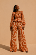 Adjoa set Terracotta