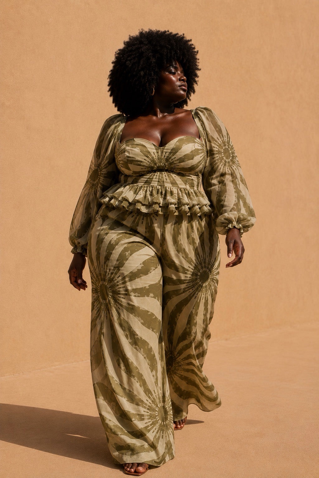 Adjoa set olive